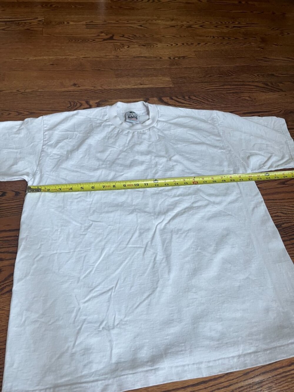 Vintage Pro Club Heavyweight T-Shirt Size XL White Blank Made in USA Tee Y2K - Picture 6 of 8